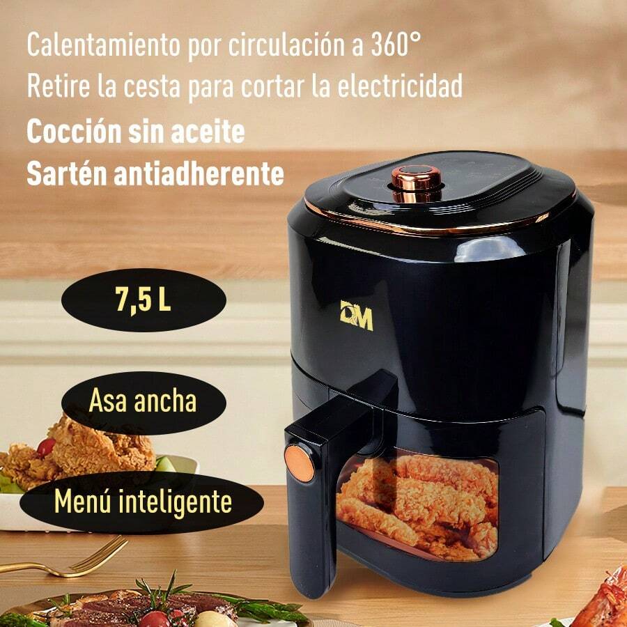 freidora de aire de 7.5