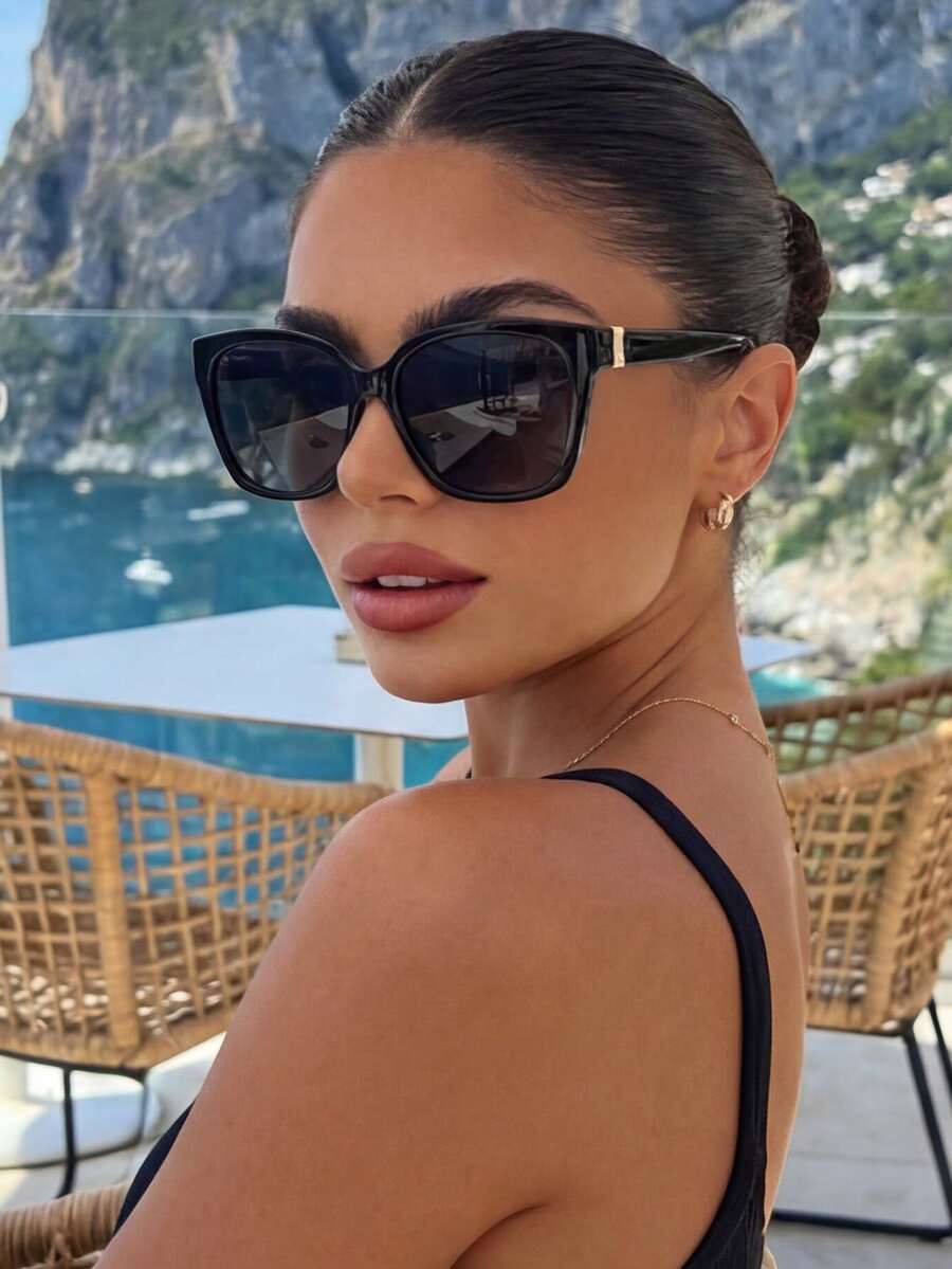Gafas de sol cuadradas de marco grande