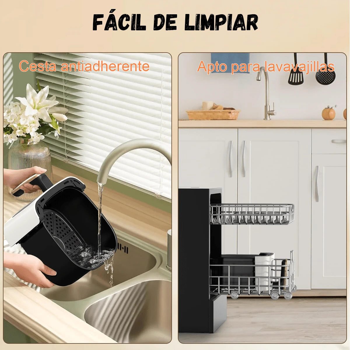 freidora de aire de 7.5 L