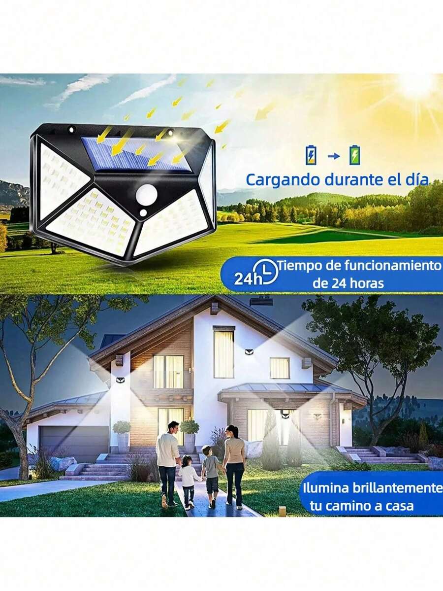 lámparas solares impermeables