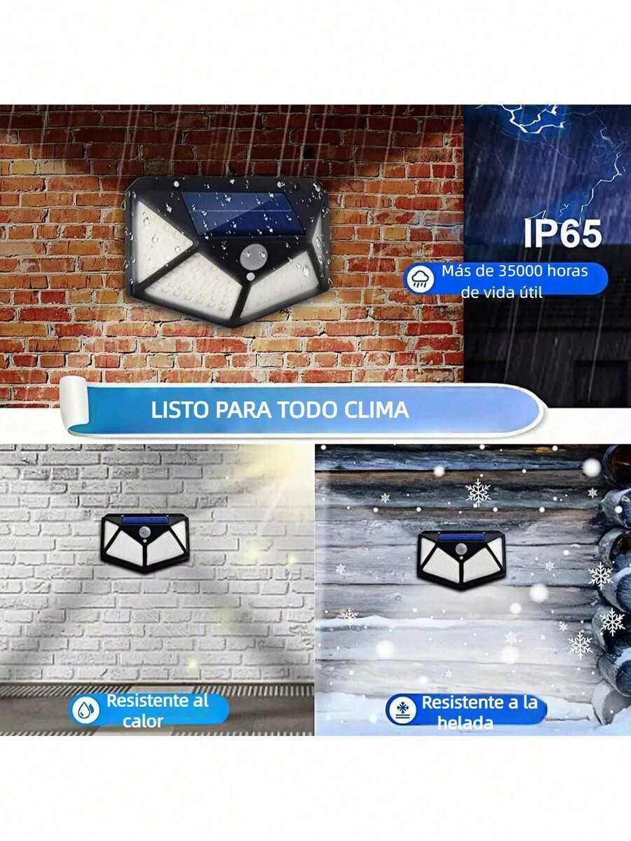 lámparas solares impermeables