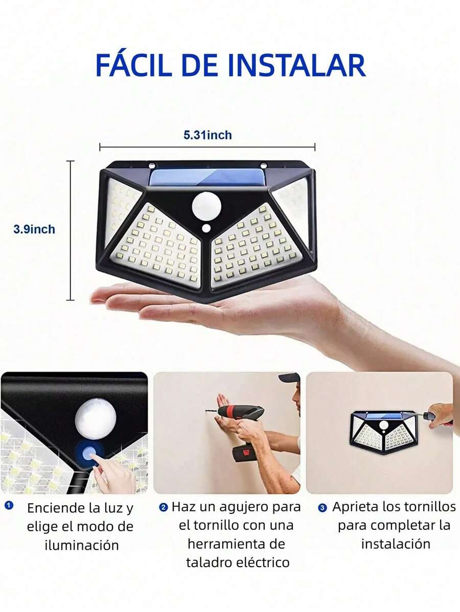 lámparas solares impermeables