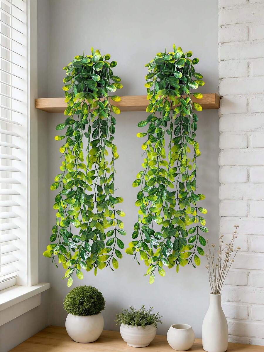 Plantas artificiales, Plantas en maceta colgantes