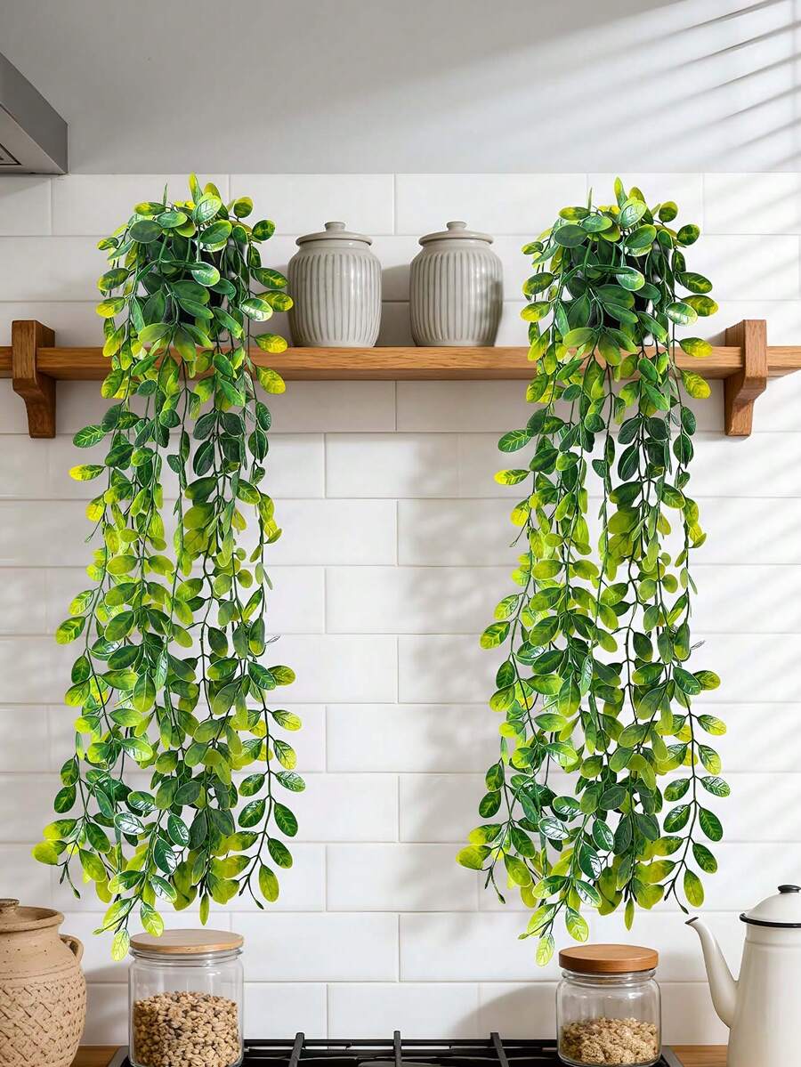Plantas artificiales, Plantas en maceta colgantes