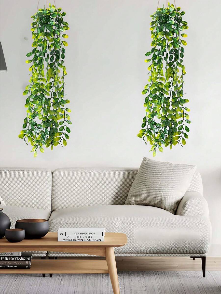 Plantas artificiales, Plantas en maceta colgantes
