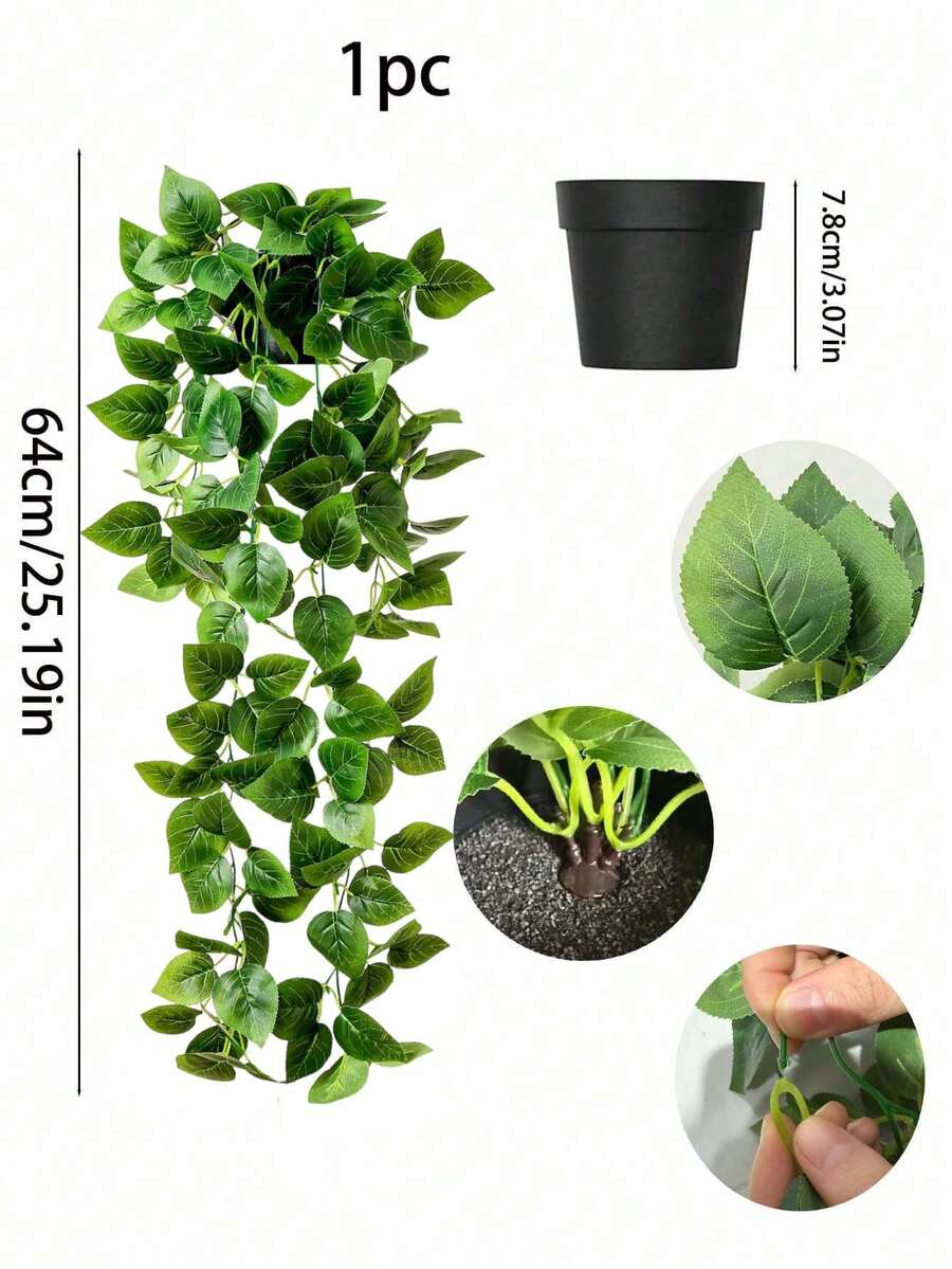 Plantas artificiales, Plantas en maceta colgantes