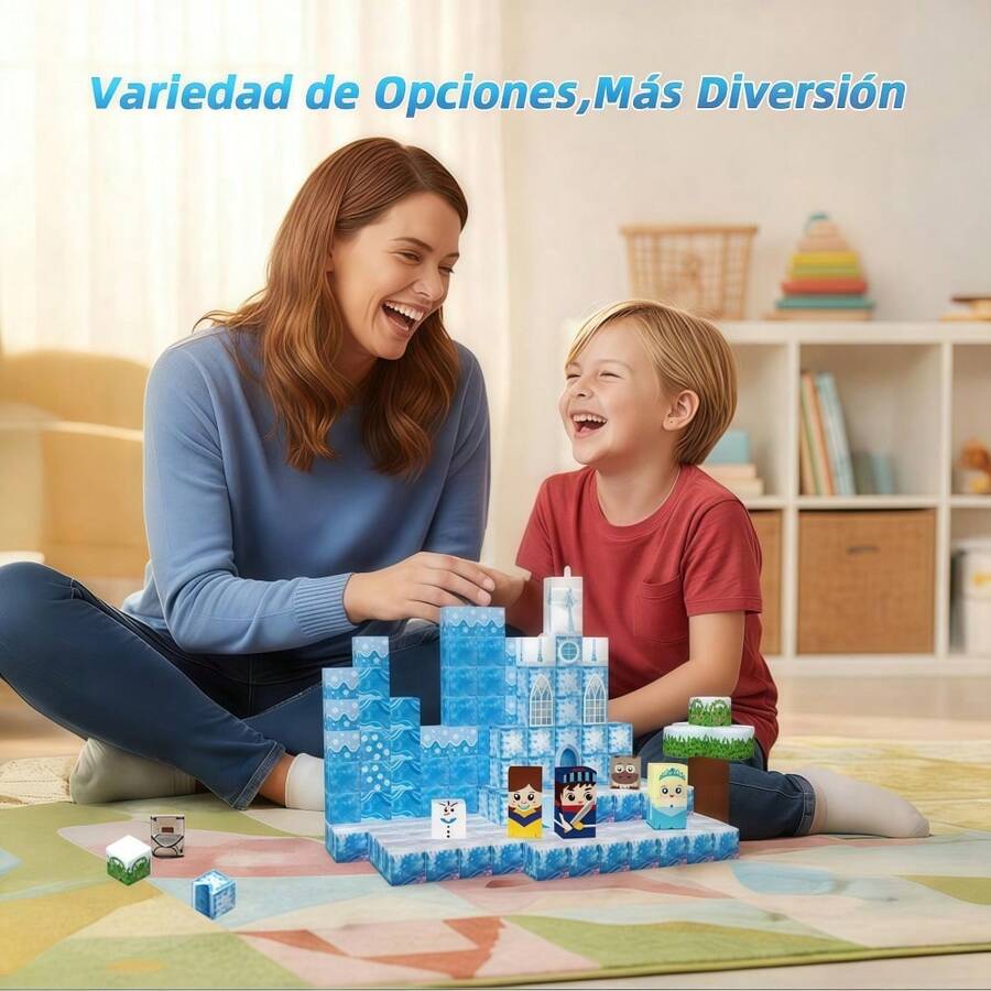 Juego de bloques de construcción magnéticos de 150 piezas