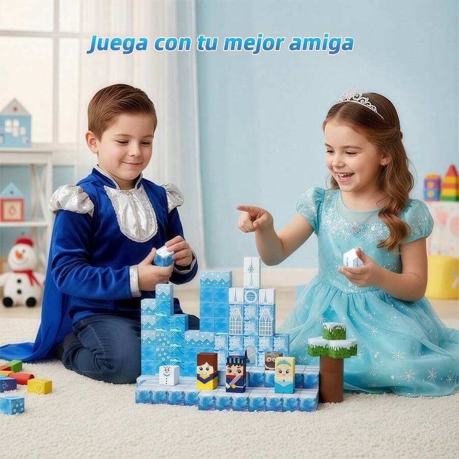 Juego de bloques de construcción magnéticos de 150 piezas