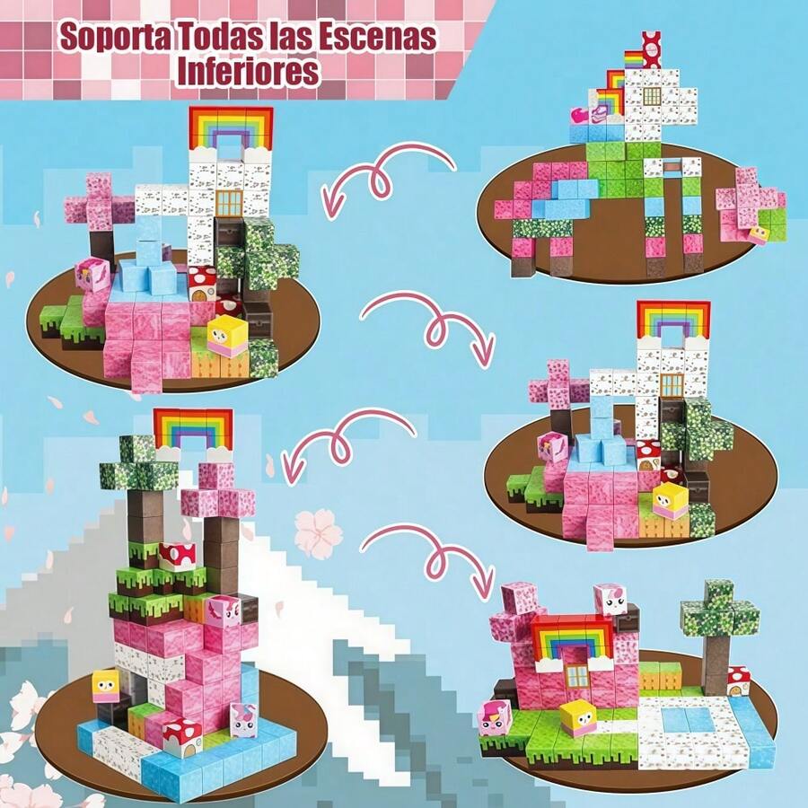 Set de 100 Bloques Magnéticos