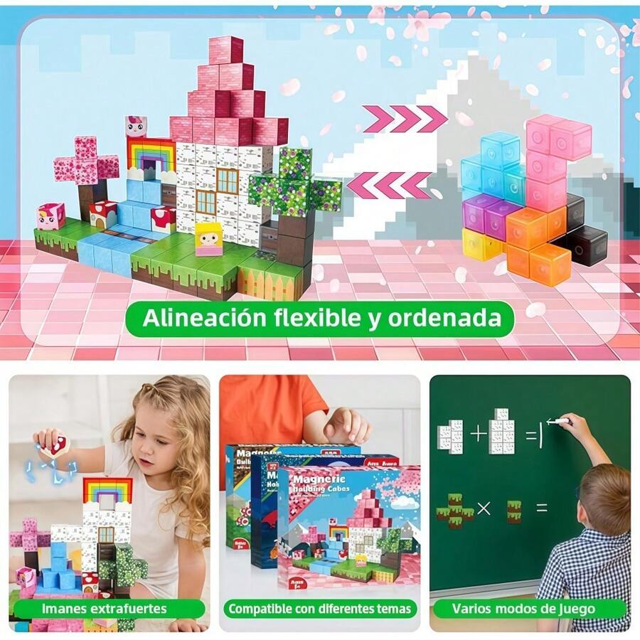 Set de 100 Bloques Magnéticos