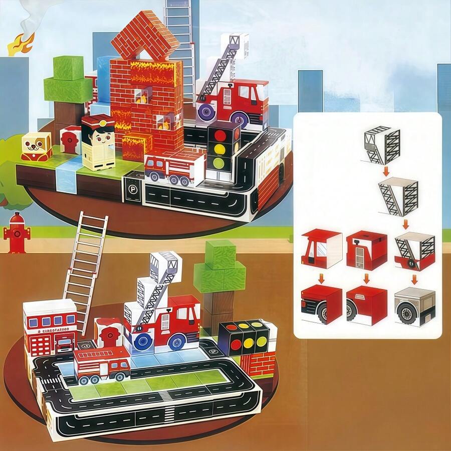 Set de 100 Bloques Magnéticos