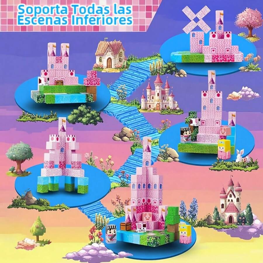 Set de 100 Bloques Magnéticos