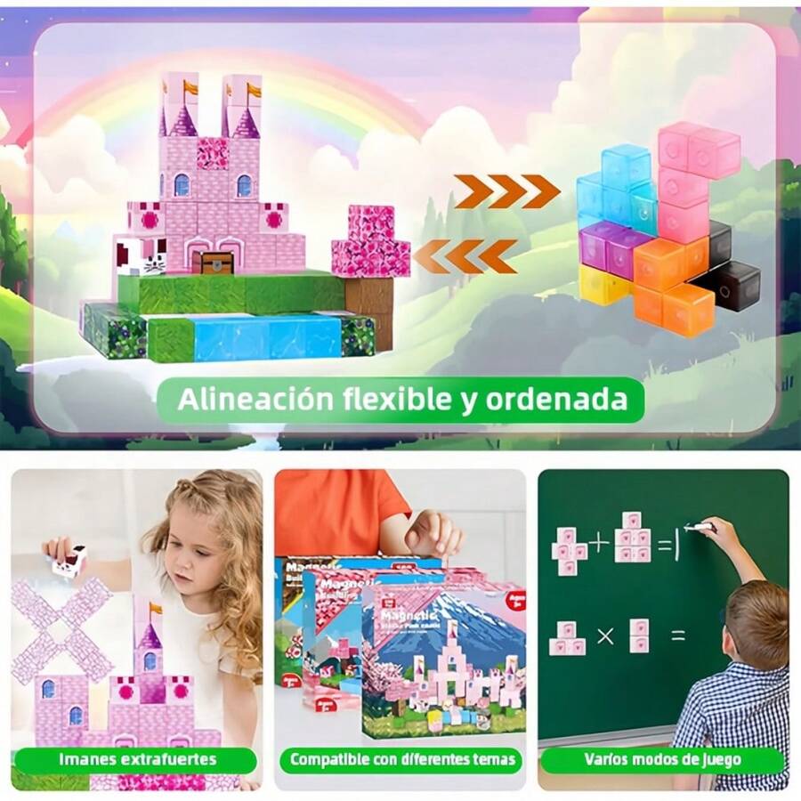 Set de 100 Bloques Magnéticos