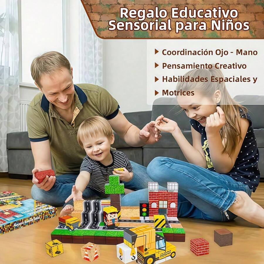 Set de 100 Bloques Magnéticos de Alta Resistencia