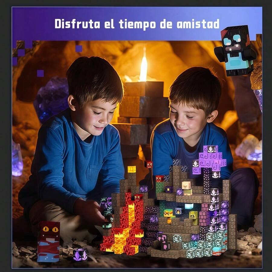 Set de 100 Bloques Magnéticos