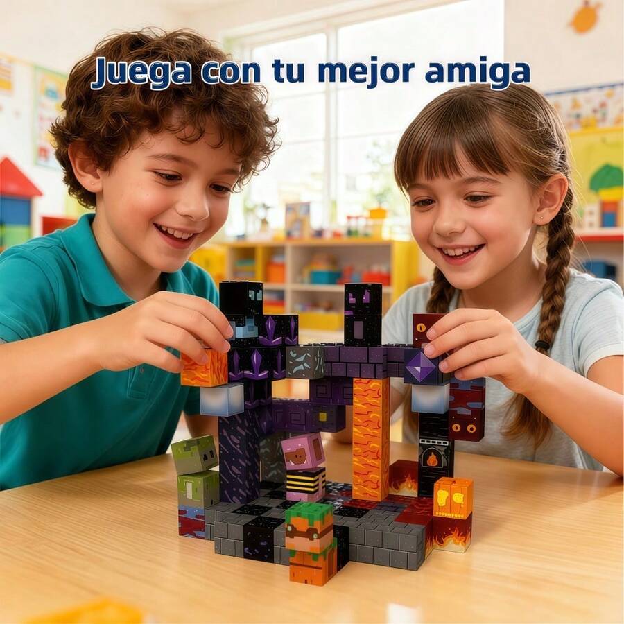 Set de 100 Bloques Magnéticos