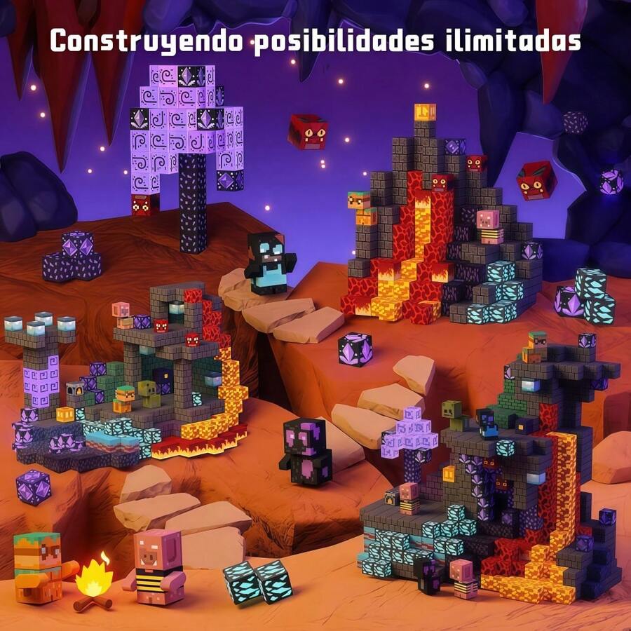 Set de 100 Bloques Magnéticos