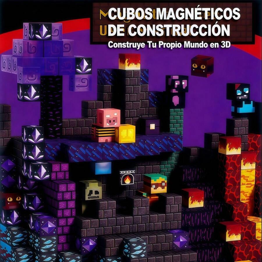Set de 100 Bloques Magnéticos