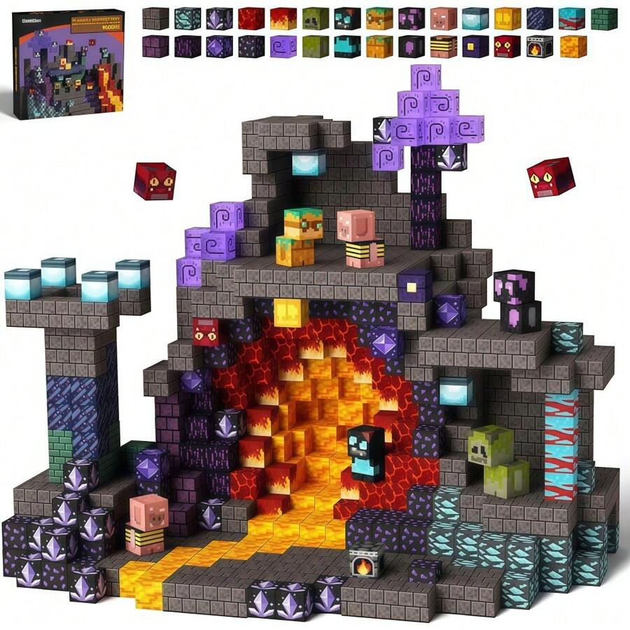 Set de 100 Bloques Magnéticos