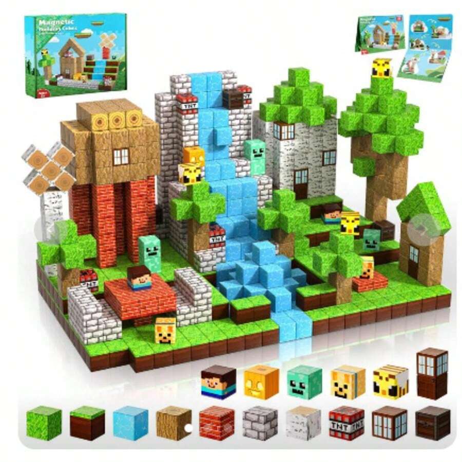 Set de 100 Bloques Magnéticos
