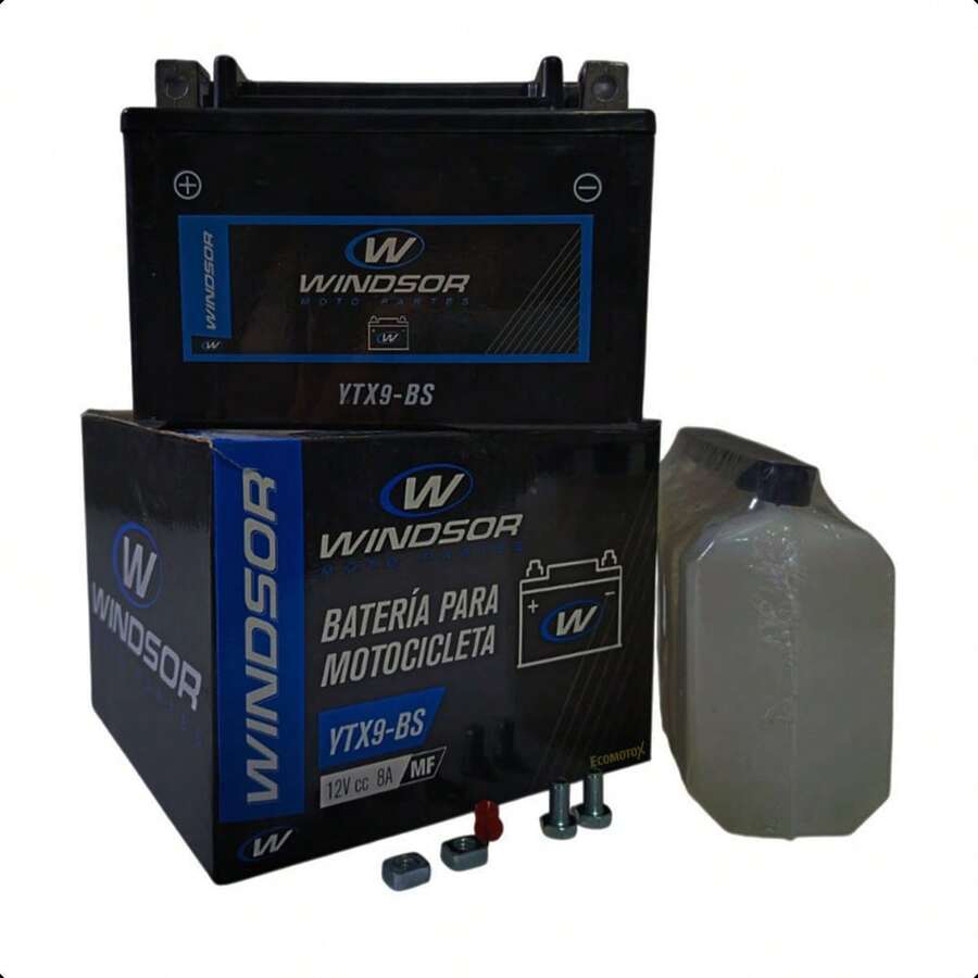 Batería para Motocicleta YTX9-BS NS200 RS200 Dominar400