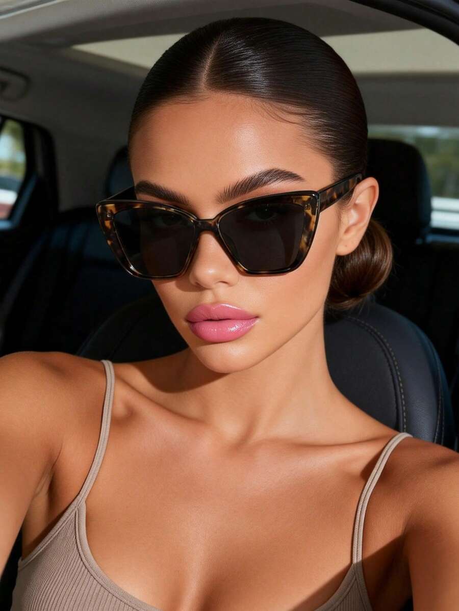 Gafas de moda de ojo de gato para mujer