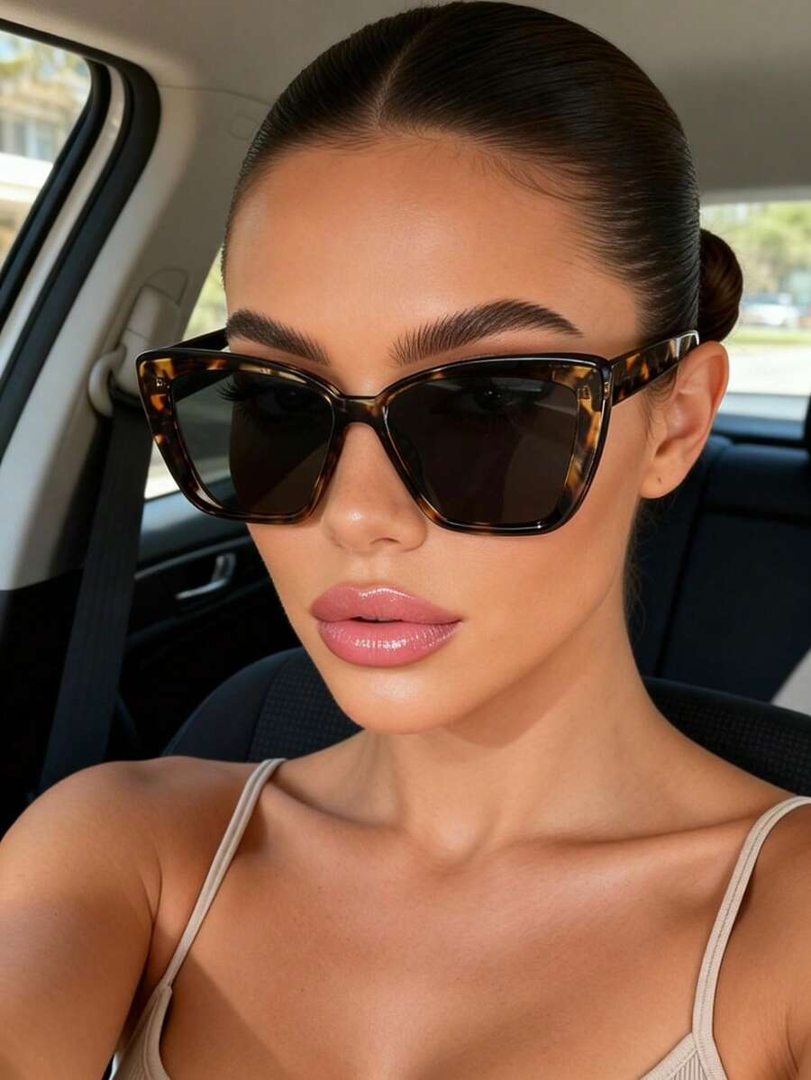 Gafas de moda de ojo de gato para mujer