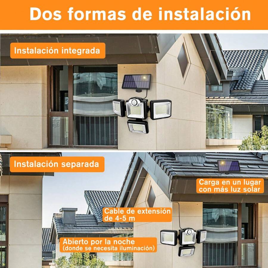 Lámpara Solar De Pared