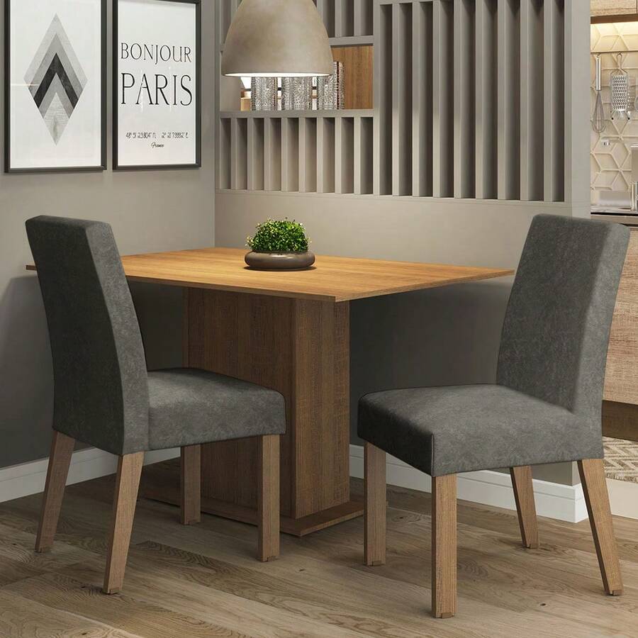 Juego de Comedor con Mesa y 2 Sillas