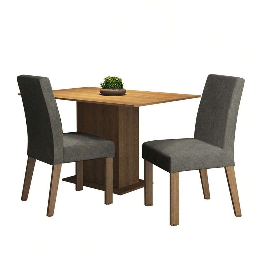 Juego de Comedor con Mesa y 2 Sillas