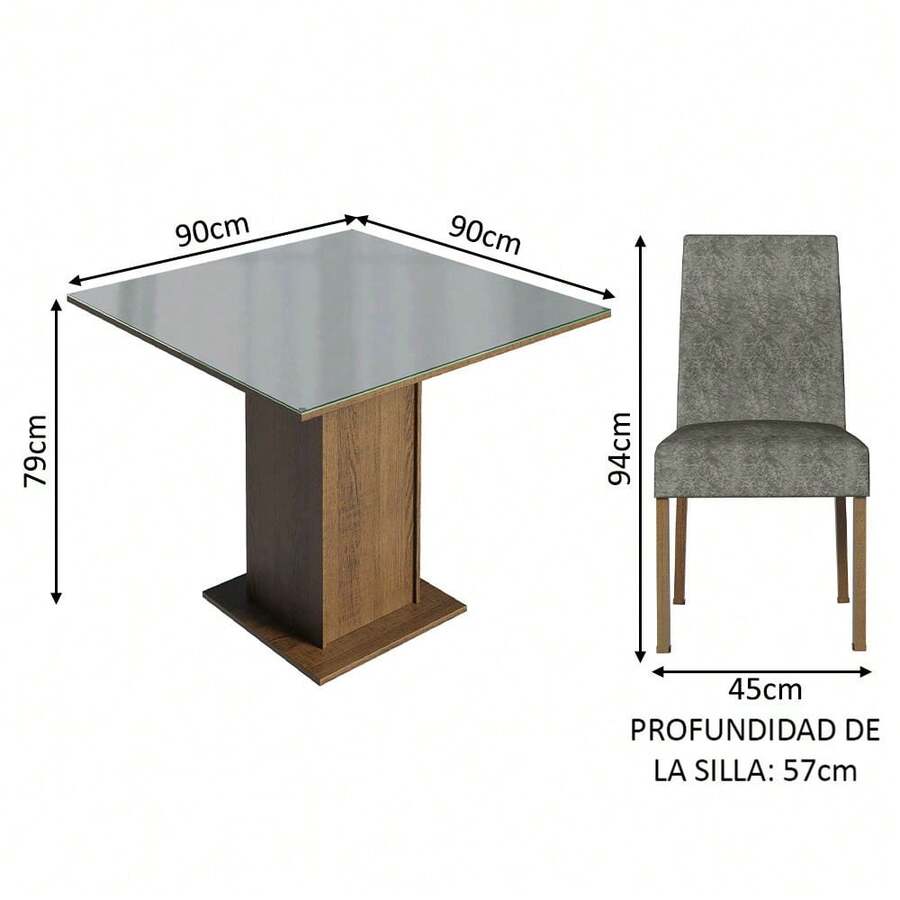 Juego De Comedor Con Mesa