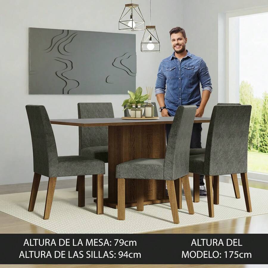 Juego Comedor Mesa Madesa