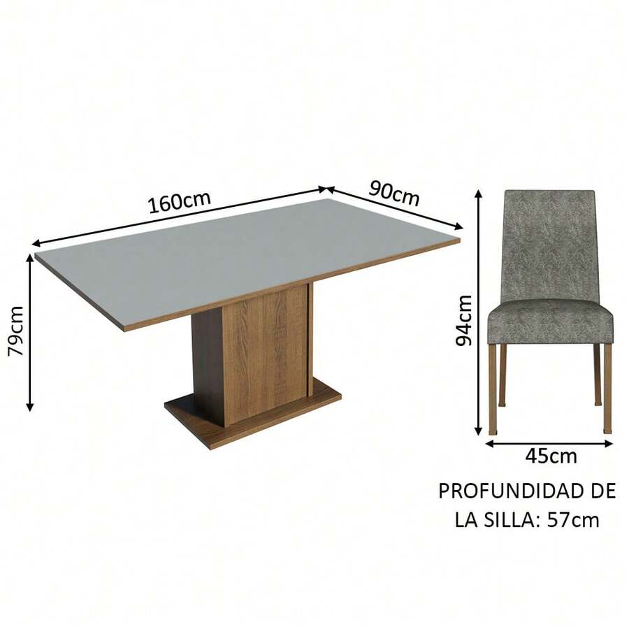 Juego Comedor Mesa Madesa