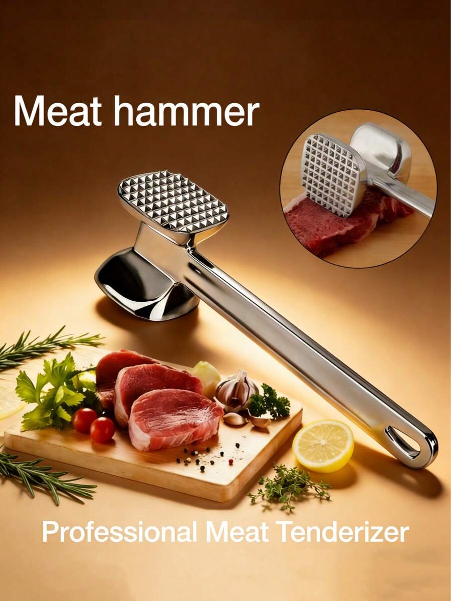Ablandador de carne de acero inoxidable