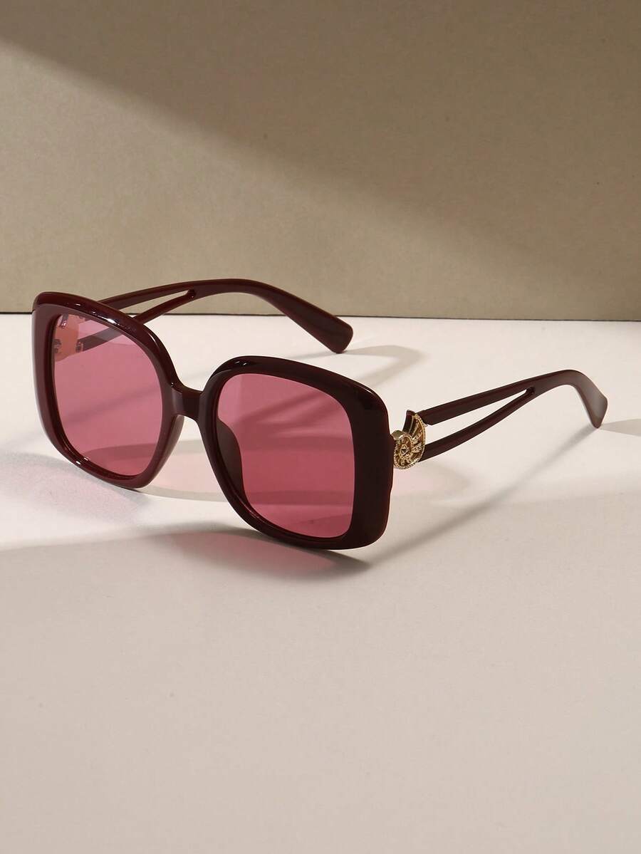 Gafas de sol de gran tamaño con marco cuadrado vintage
