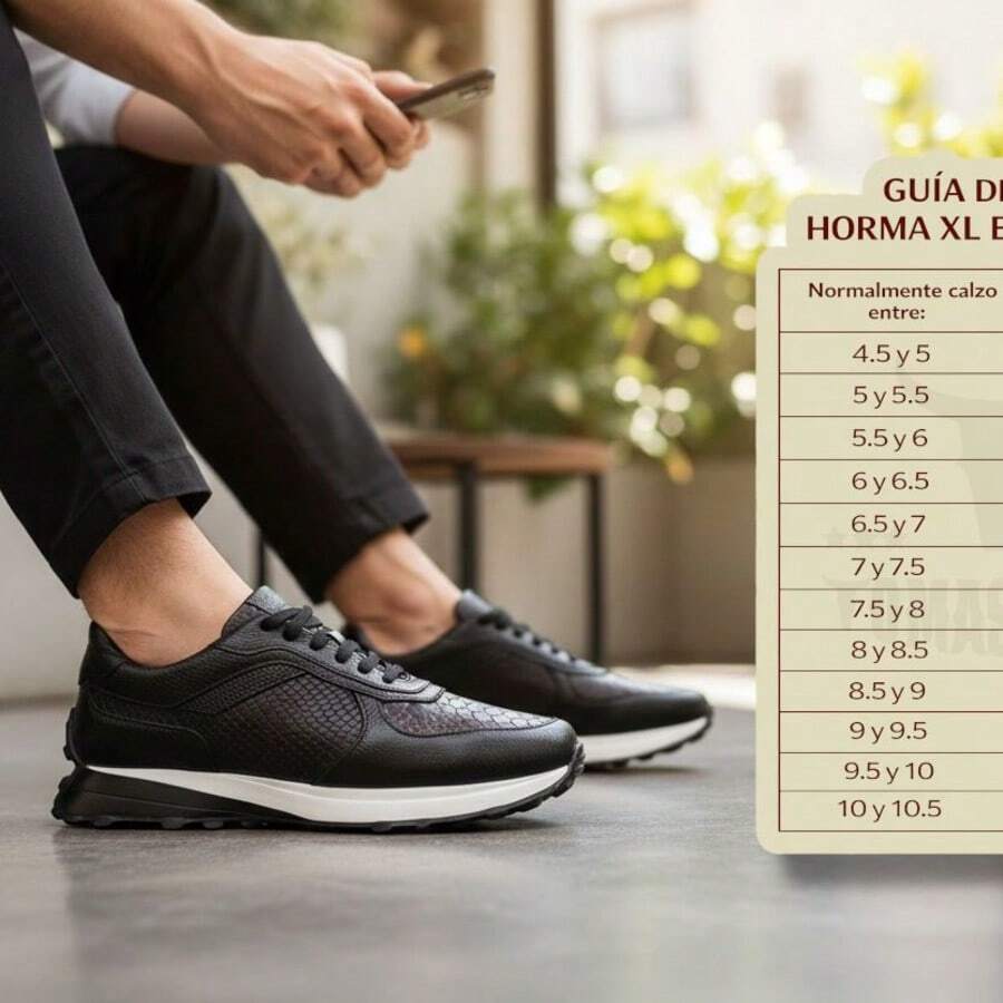 SNEAKERS TENIS ELEGANTE TOMAS IMAS PIEL GRABADA PITON VENADO SUEL TECNOLOGIA EXTRALIGTH HERCHO EN MEXICO