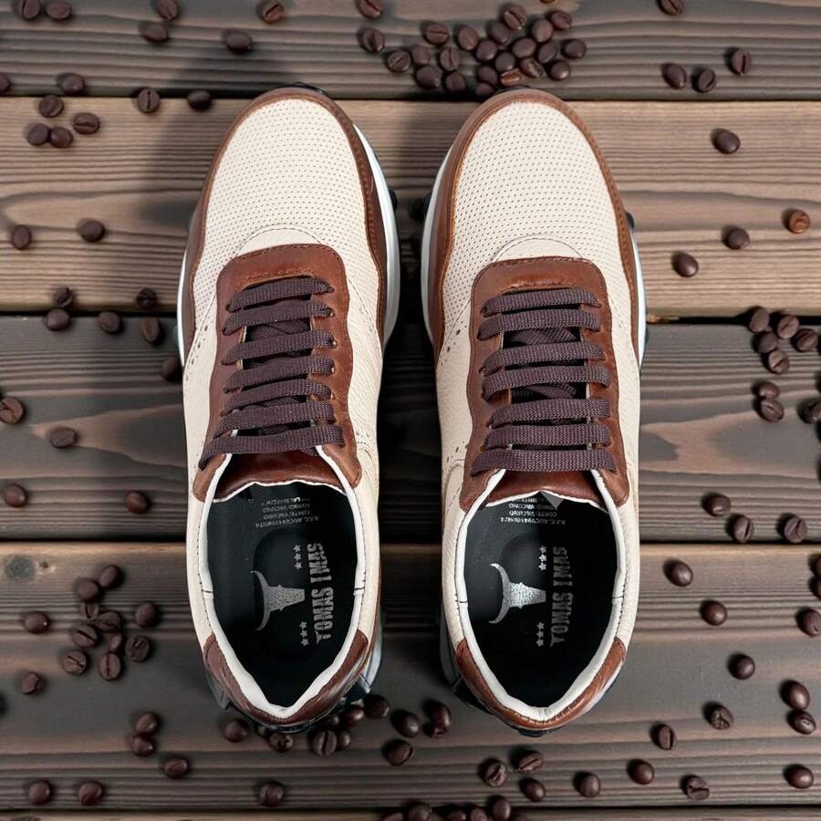 SNEAKERS TENIS CASUAL HOMBRE SUELA ANCHA DE MAXIMO CONFORT TECNOLOGIA EXTRA LIGHT PIEL GENUINA TOMAS IMAS HECHIO EN MEXICO