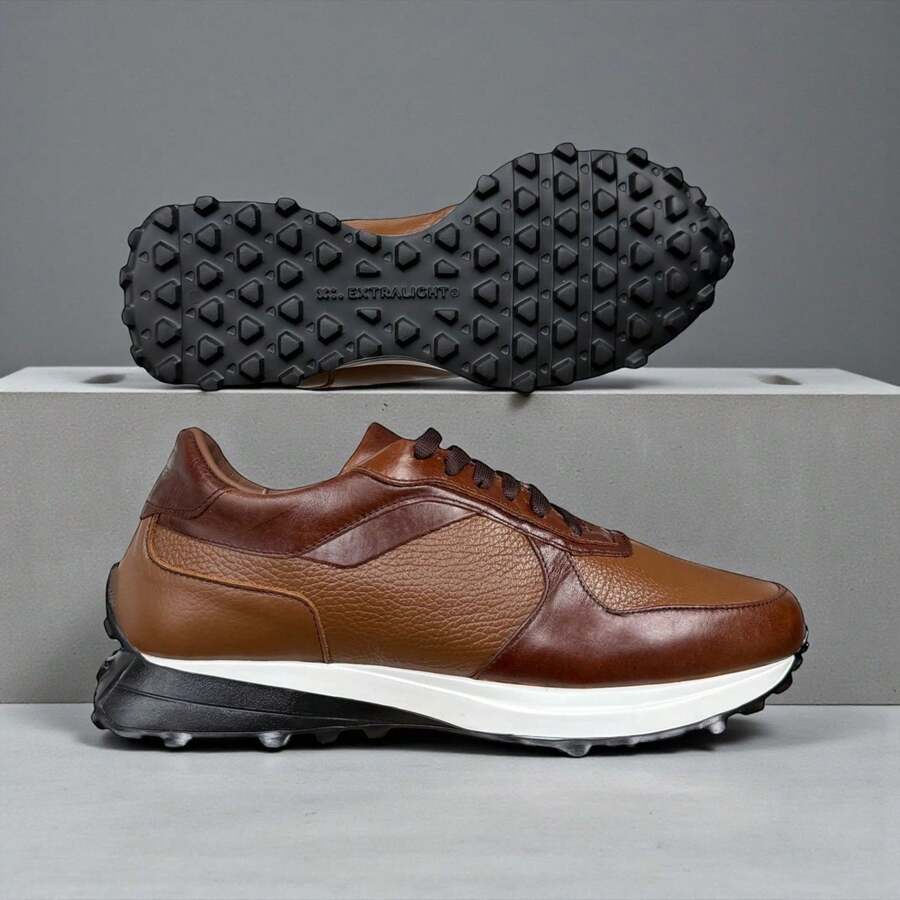 SNEAKERS TENIS DE VESTIR USO CASUAL U OFICINA MAXIMA COMODIDAD ESTILO FORMAL O DE LUJO EN PIEL AUTENTICA HECHO EN MEXICO