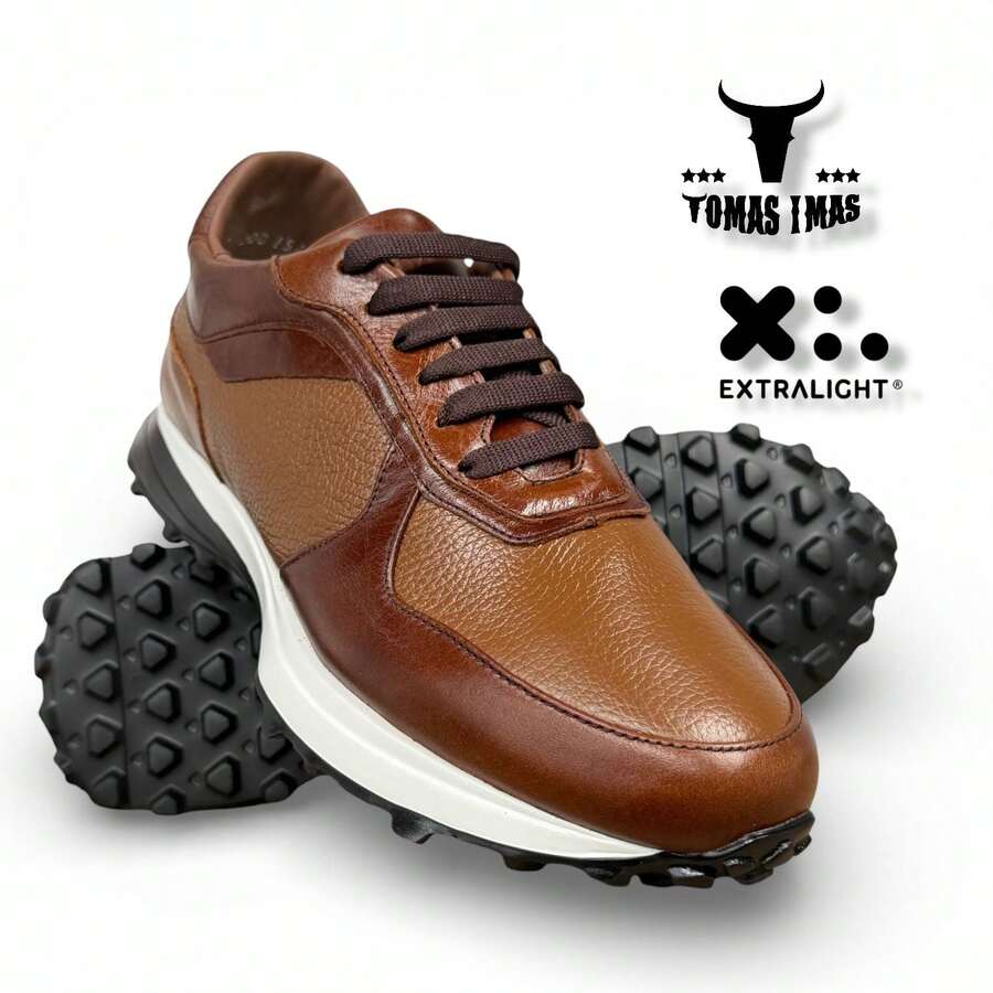 SNEAKERS TENIS DE VESTIR USO CASUAL U OFICINA MAXIMA COMODIDAD ESTILO FORMAL O DE LUJO EN PIEL AUTENTICA HECHO EN MEXICO