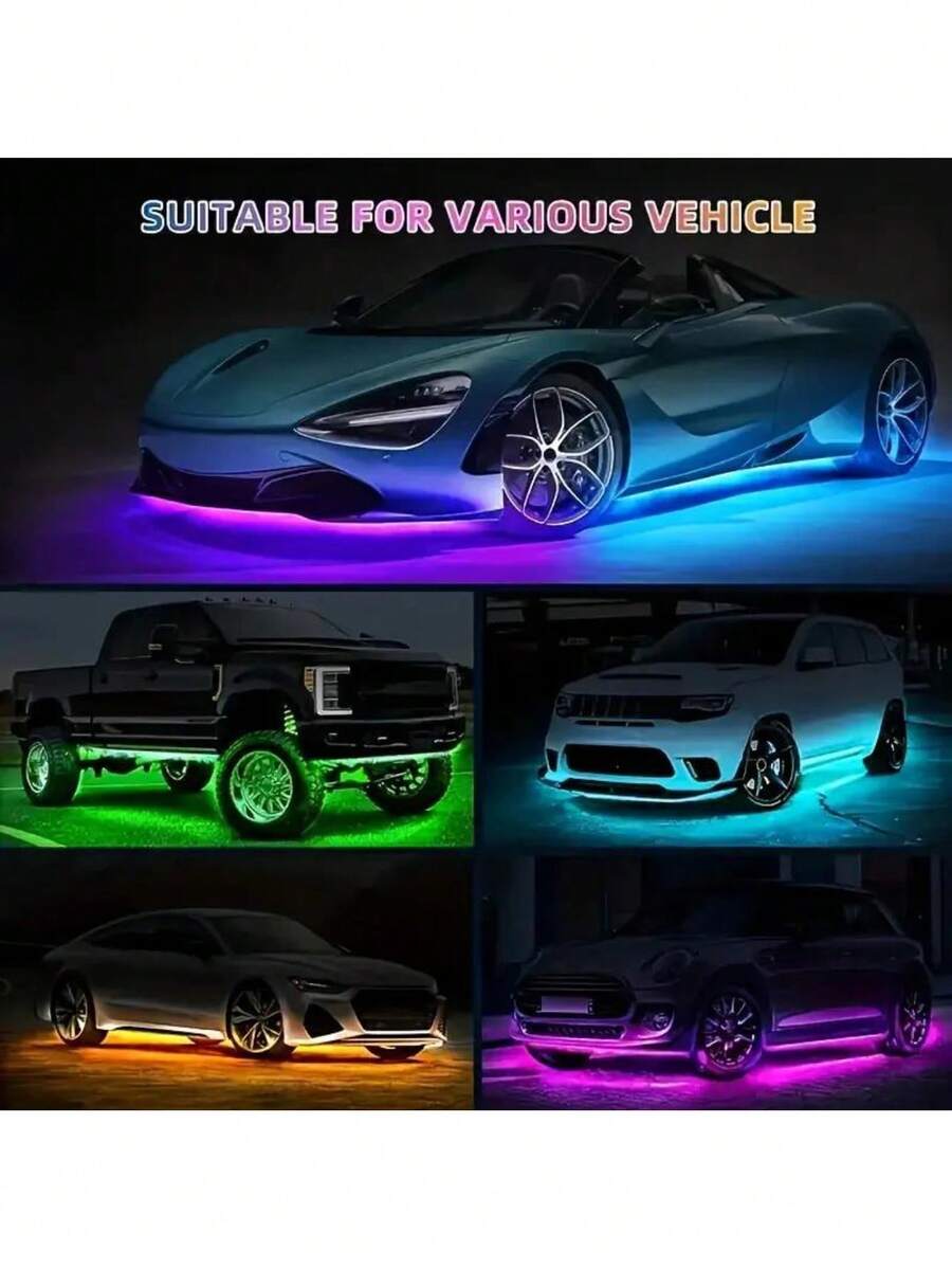 Coche Chasis Tira Led
