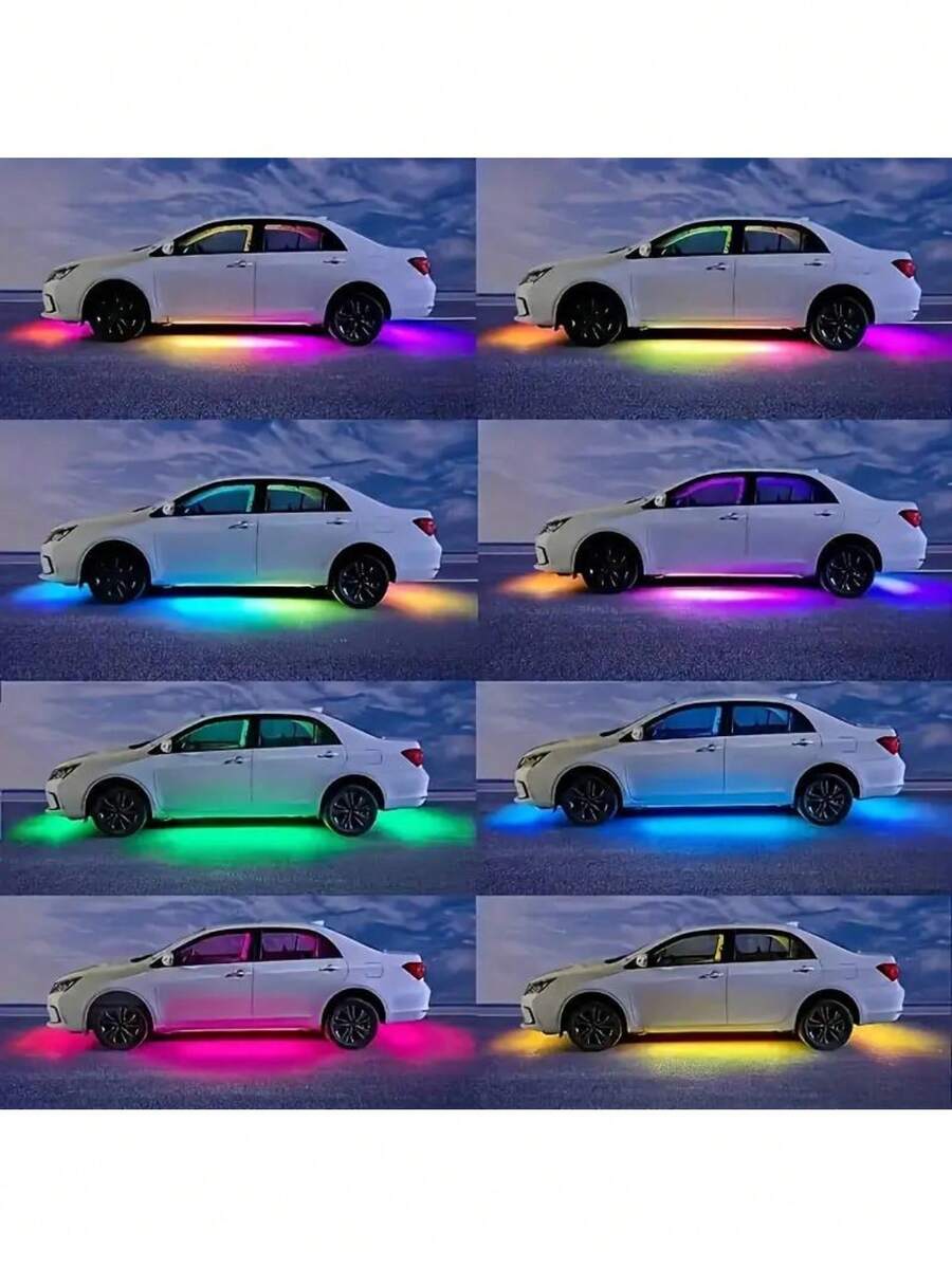 Coche Chasis Tira Led
