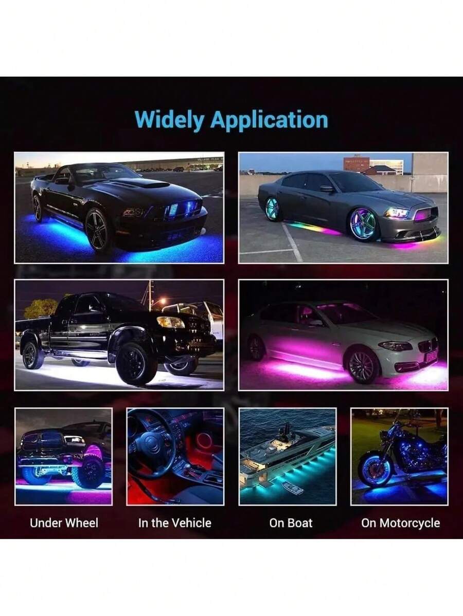 Coche Chasis Tira Led