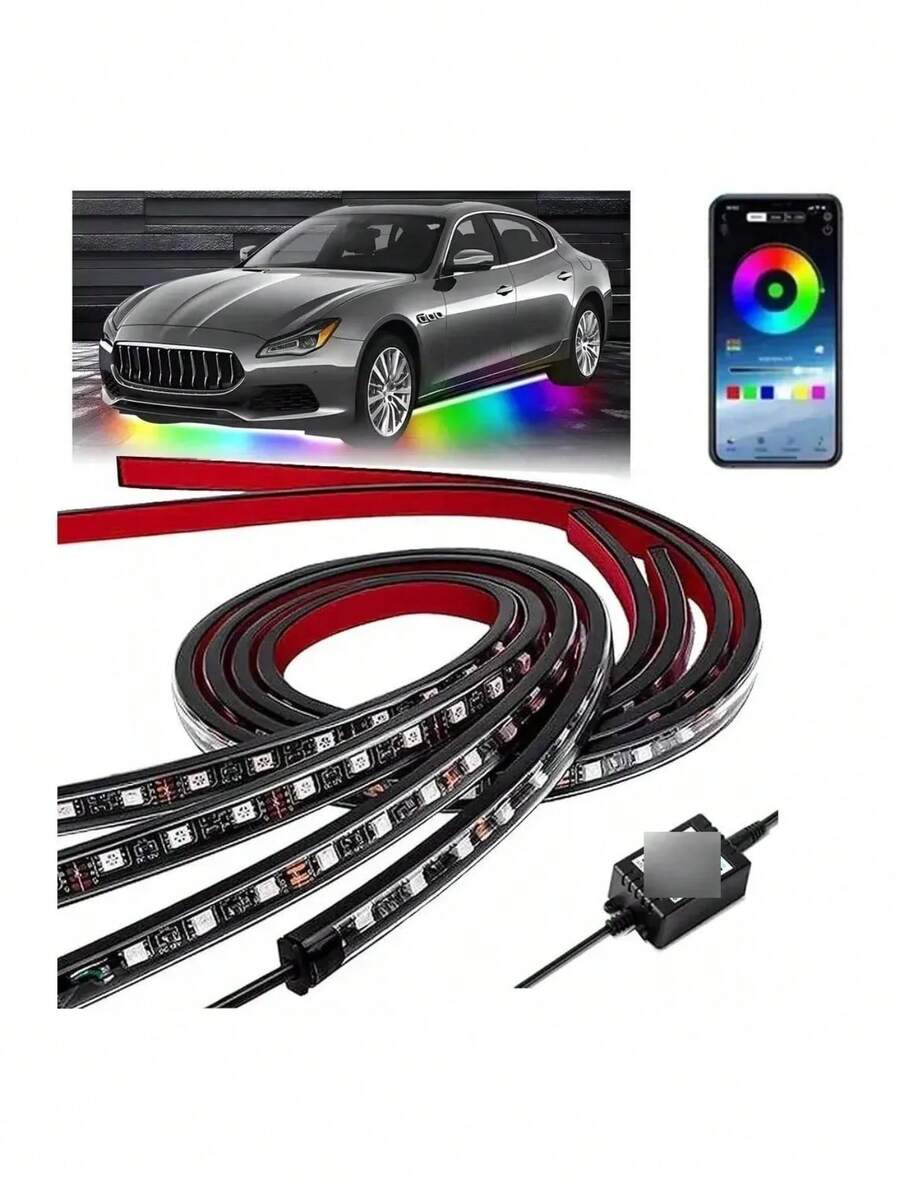 Coche Chasis Tira Led