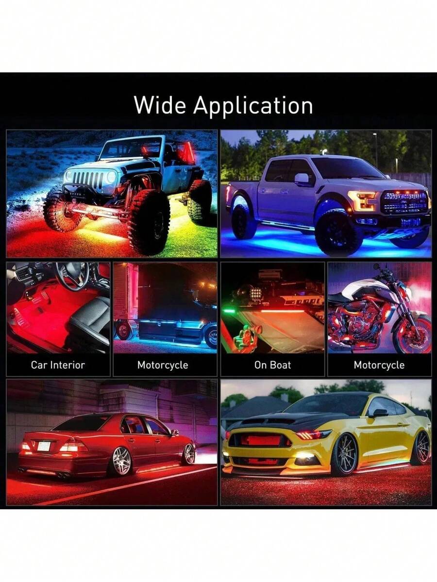 Coche Chasis Tira Led