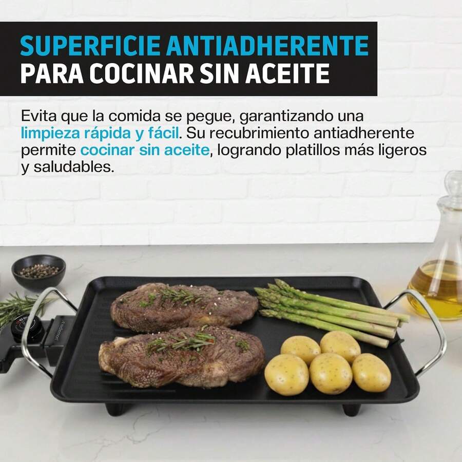 Parrilla Eléctrica Para Cocina Antiadherente