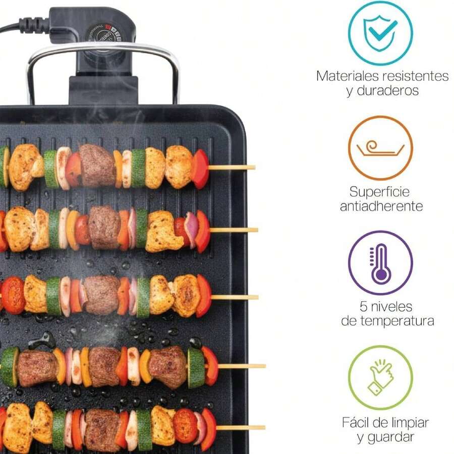 Parrilla Eléctrica Para Cocina Antiadherente