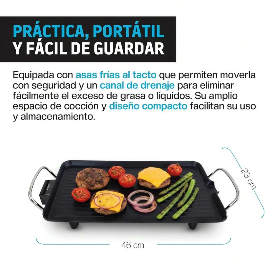 Parrilla Eléctrica Para Cocina Antiadherente