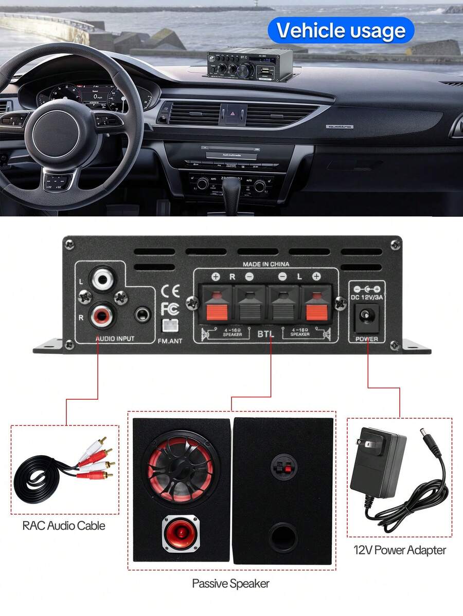 Amplificador de coche mini