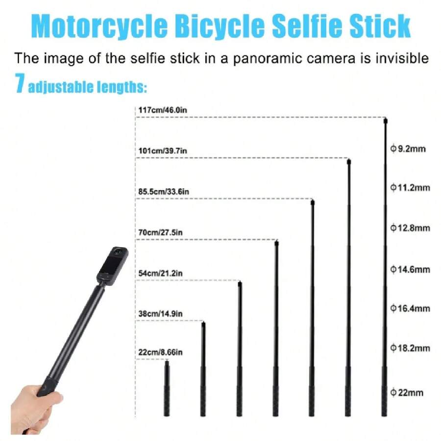 Palo Selfie Invisible para moto