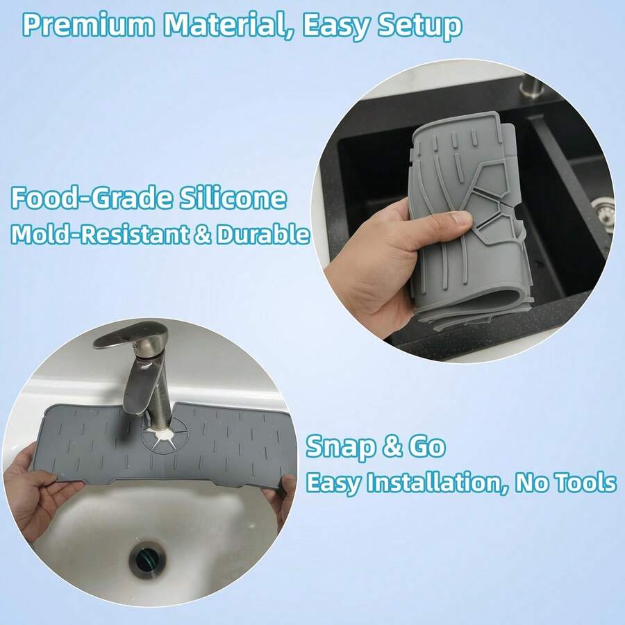 Protector de Grifo de Silicona para Cocina